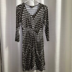 Tommy Bahama Monochrome Long Sleeve Dress